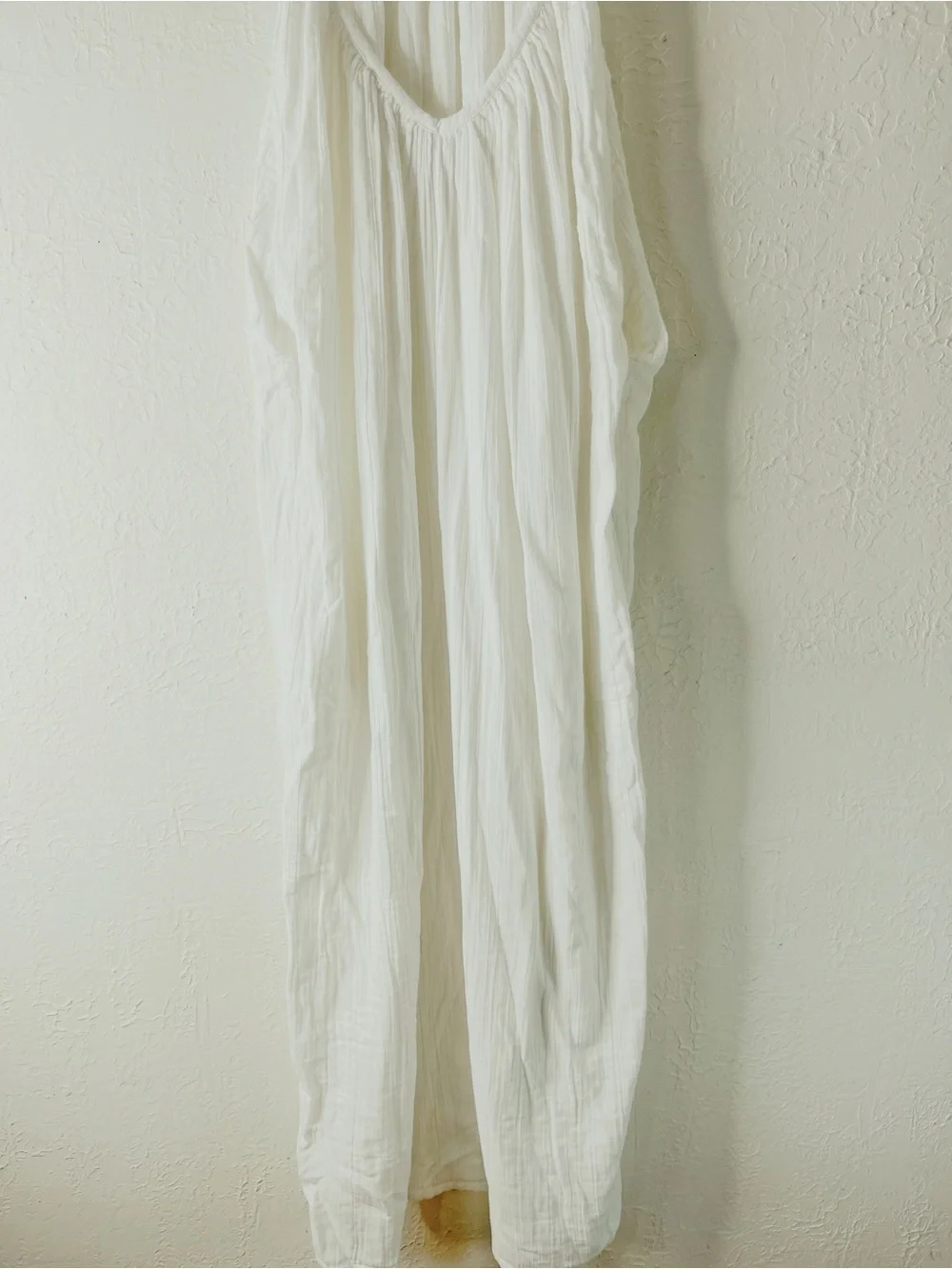 Mara Hoffman Crinkled Cotton Gauze Midi Dress in White 100% Organic Cotton - Picture 4 of 14